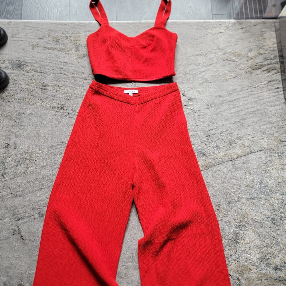 Lucy Paris Vibrant Red 2 Piece Set